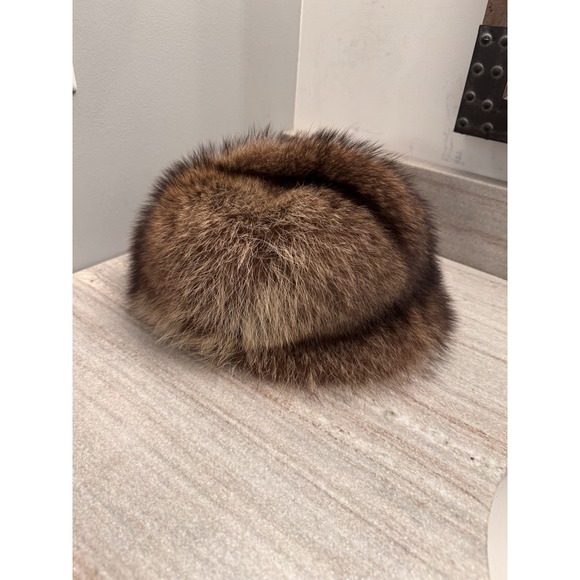 Vintage Lilly Dache Real Fur‎ Hat - Picture 1 of 7